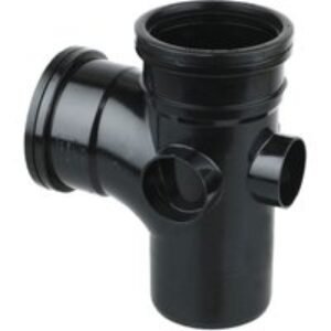 Wavin OsmaSoil S/S branch 90° 110mm black