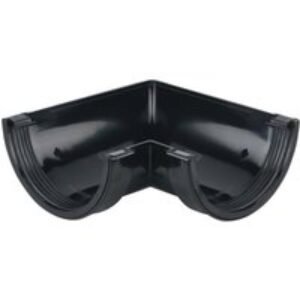 Wavin Osma SuperLine gutter angle 90° 125mm black