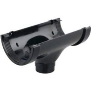 Wavin Osma SuperLine running outlet 125mm black