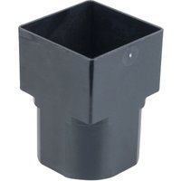 Osma SquareLine 4T836 Drain Adaptor Square To Round 61mm Black