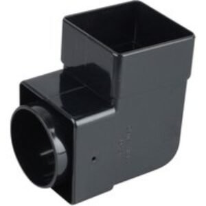 Wavin Osma SquareLine pipe bend 87.5° 61mm black