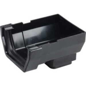 Osma SquareLine 4T807 Stopend Outlet 100mm Black