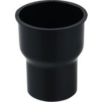 Wavin Osma RoundLine connector to 2.5″ cast iron pipe 68mm black 0T092B