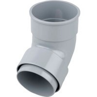 Wavin Osma RoundLine offset bend socket 68mm grey 0T025G
