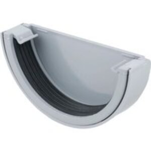 Wavin Osma RoundLine stopend external 12mm grey 0T011G
