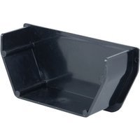 Wavin Osma SquareLine stopend internal 100mm black
