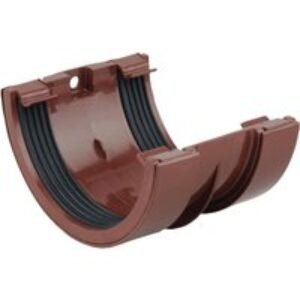 Osma RoundLine 0T005 Gutter Jointing Bracket 112mm Brown