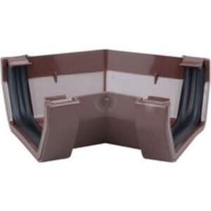 Osma SquareLine 4T804 Gutter Angle 45° 100mm Brown