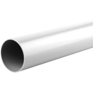 Wavin Osma RoundLine pipe 68mm white 5.5m