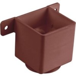 Osma SquareLine 4T823 Pipe Connector And Bracket 61mm Brown