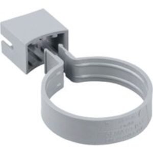 Wavin Osma RoundLine pipe or socket bracket 68mm grey
