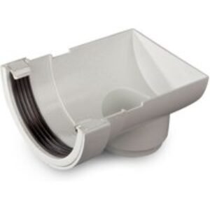 Wavin Osma RoundLine stopend outlet 112mm white