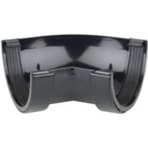 Osma SuperLine 5T504 Gutter Angle 45° 125mm Black