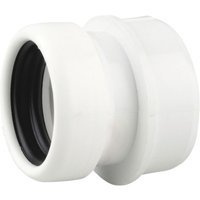 Wavin OsmaSoil S/S boss adaptor (ring-seal) 40mm white
