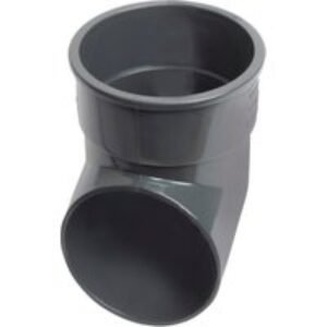 Wavin Osma RoundLine pipe shoe 68mm anthracite grey 0T037AG