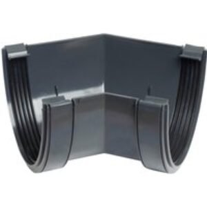 Wavin Osma DeepLine gutter angle 45° 113mm anthracite grey 9T904AG