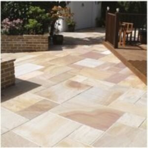 Natural Paving Classicstone Harvest Paving Slab 600x600x24 mm Pack of 44