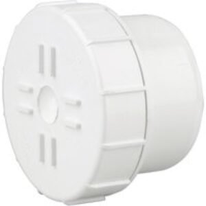 Wavin OsmaSoil plain ended access plug 110m white