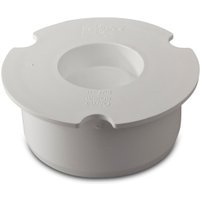 Wavin OsmaSoil plain ended socket plug 110m white