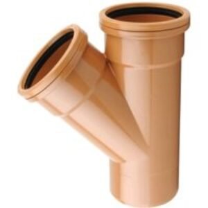 OsmaDrain Single Socket Equal Junction 45° 160mm 6D210
