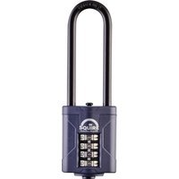 Squire Combination Padlock Extra Long Steel Shackle 40mm