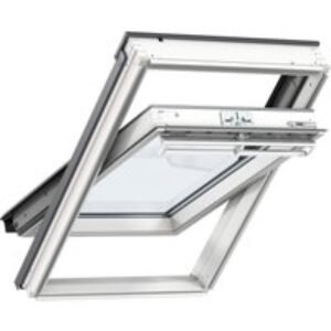 VELUX Roof Balcony Solar Centre Pivot Roof Window White Paint 1340 x 1400mm Triple Glazed GGL UK08 206630