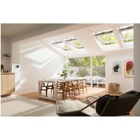 VELUX Roof Balcony Solar Centre Pivot Roof Window White Paint 550 x 778mm GGL CK02 207030