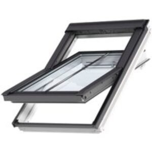 Velux Conservation CENTRE-PIVOT Roof Window and Recessed Slate Flashing 1340 x 978mm GGL UK04 SD5N2
