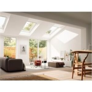 VELUX Conservation Centre-pivot Roof Window and Flashing White 660mm x 1180mm GGL FK06 SD5N2