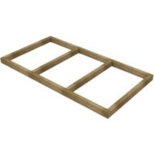 Shed Base 6ft x 3ft Installed
