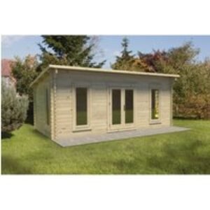 Forest Garden 6 x 3m Arley Log Cabin and Underlay