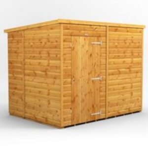 8 x 6 Power Windowless Pent