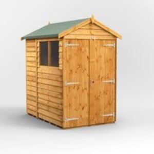 6 x 4 Power Overlap APEX, Double Doors