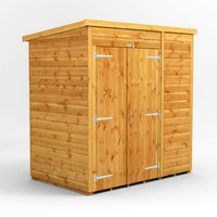 6 x 4 Power Windowless Pent Double Door