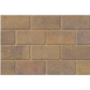 Marshalls Standard Concrete Block Paving Bracken 200x100x50mm Pack of 488