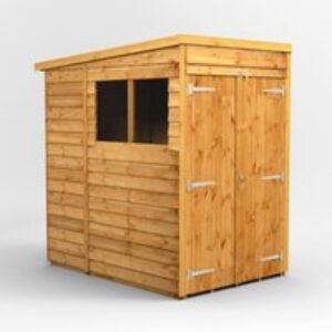 4 x 6 Power Overlap PENT, Double Doors