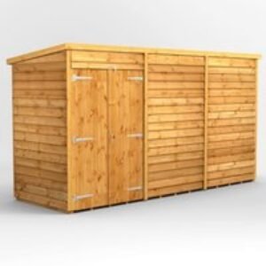 12 x 4 Power Overlap Pent Dbl Doors No Win