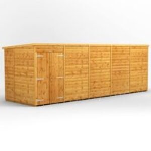 20 x 6 Power Windowless Pent Double Door