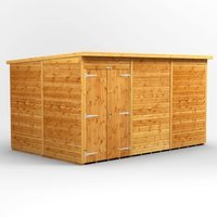 12 x 8 Power Pent Double Door Shed No Win