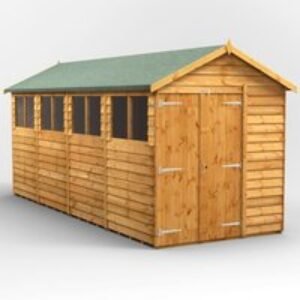 16 x 6 Power Overlap APEX, Double Doors