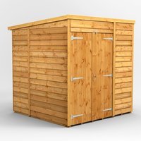 6 x 6 Power Overlap Pent Dbl Doors No Win