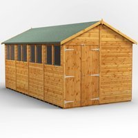16 x 8 Power Apex Double Doors