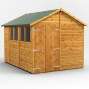 10 x 8 Power Apex Double Doors