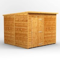 8 x 8 Power Pent Windowless Garden Shed