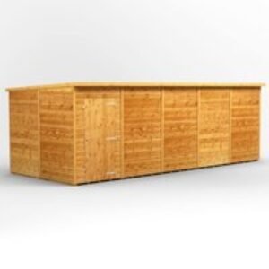 20 x 8 Power Pent Windowless Garden Shed