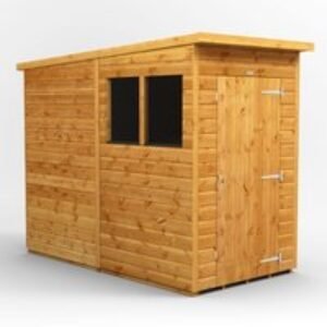 4 x 8 Power Pent Garden Shed