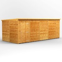 18 x 8 Power Pent Windowless Garden Shed