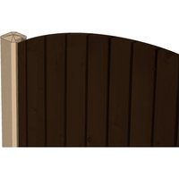 2440mm x 109mm x 94mm Supreme Concrete Fence Post Slotted End