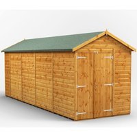 18 x 6 Power Windowless Apex Double Door