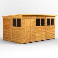 12 x 8 Power Pent Garden Shed